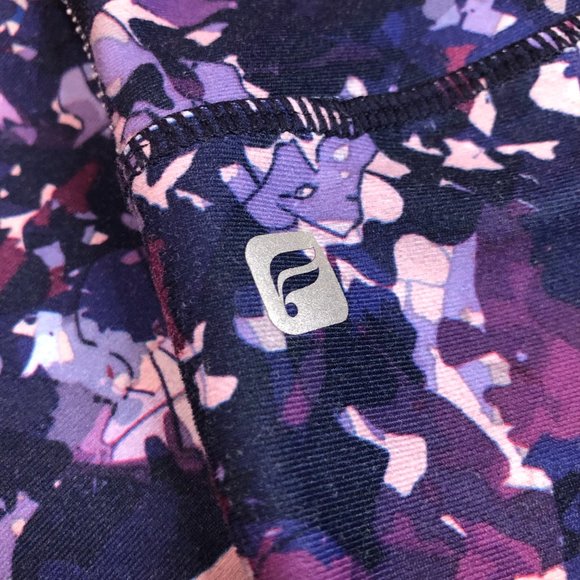 Fabletics Purple Capri Leggings - Picture 3 of 5